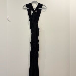 Chic Backless Black Dress